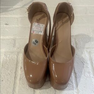 Madden Girl Brown Platform Heels